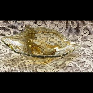 Hand blown vintage art glass